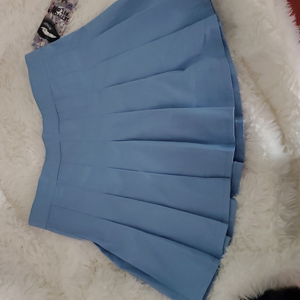 3 colors available, Pleated Tennis mini skirts